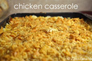 chicken casserole title