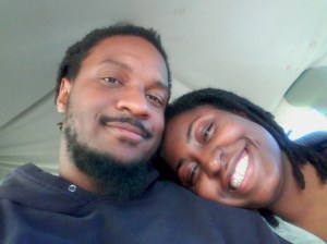 Circa: 2012, me and Hubby on the way to New Orleans to port for our 7 day Cruise 