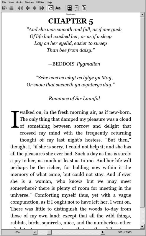 sample e-book properly formatted (not just converted!)