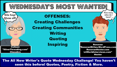 Writer’s Quote Wednesday Writing Challenge 
