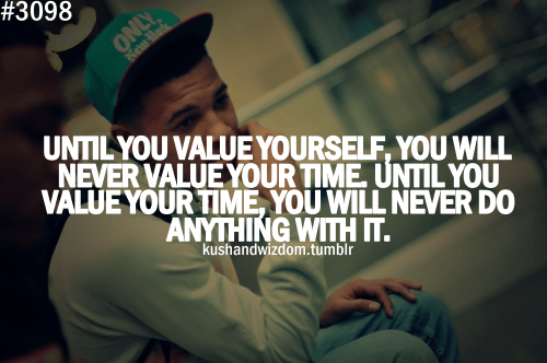 Value yourself