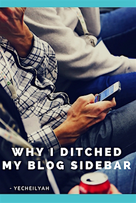 Why I Ditched My Blog Sidebar – Guest Post…